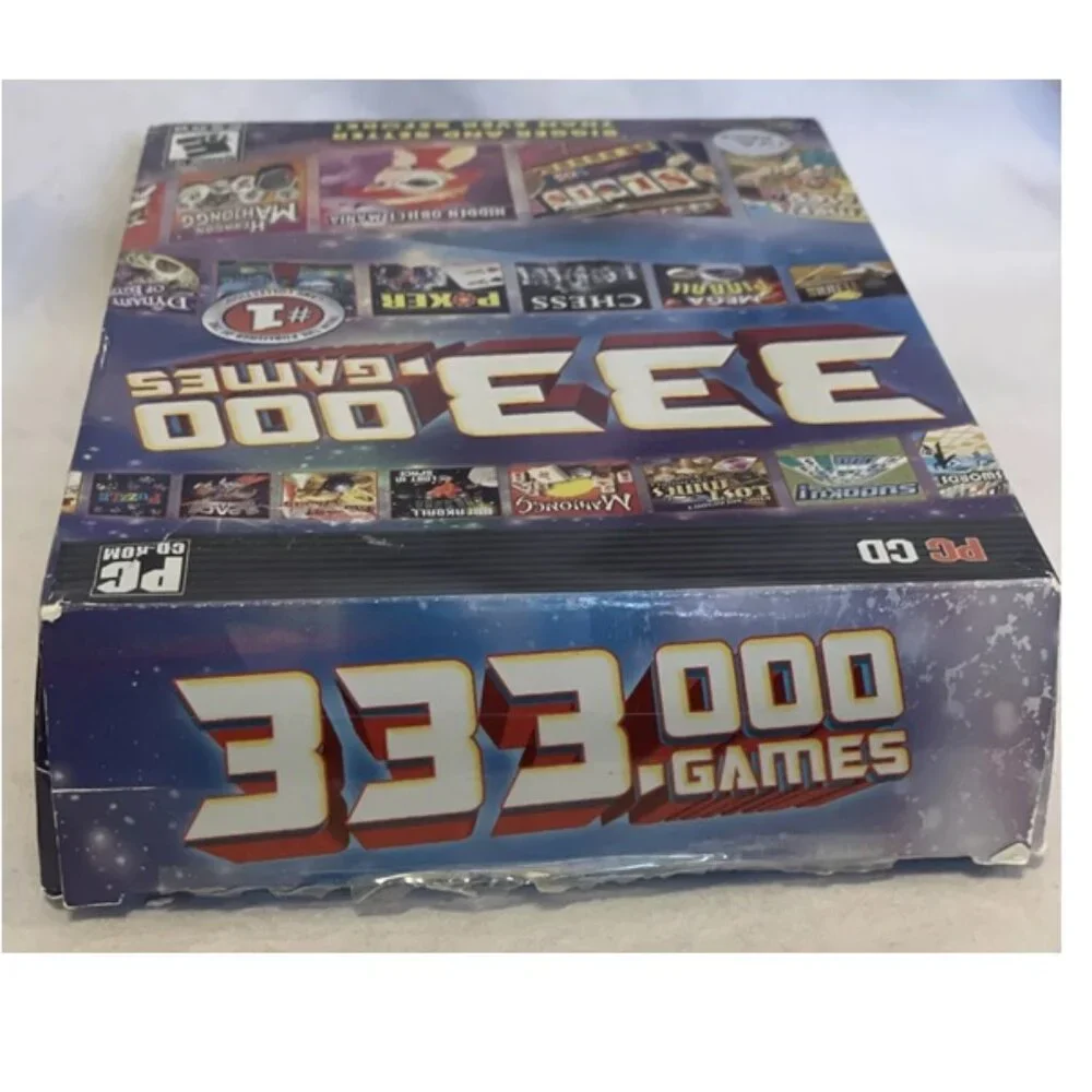 333,000 Games - PC - Video Game - New - 3 CDs For Computer Gaming 2000